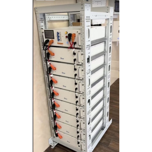 Battery Rack for 8 Deye BOS-G PRO / SE-G5.1 Pro-B Modules with BMS Slot
