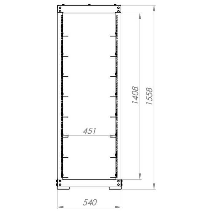 Стійка для 8 акумуляторів Pylontech US5000, 2E Kufa, Sunwoda